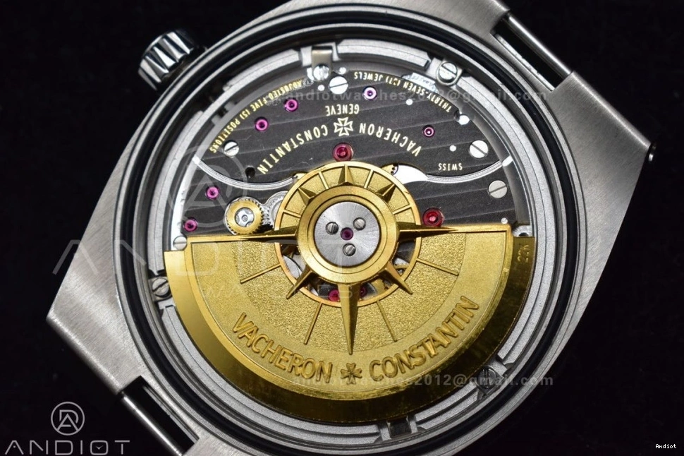 Silver 4500V Best Overseas Dial 924 SS 1:1 ZF TravelReady SS on Bracelet Edition A 0704
